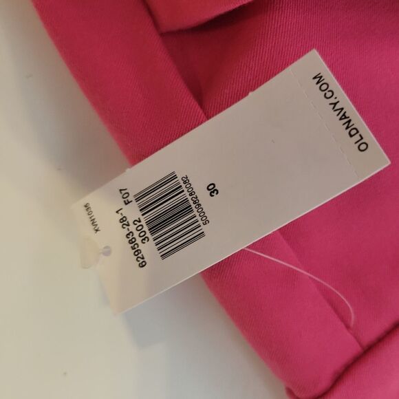 NEW 4X HIGH RISE.OLD NAVY PIXIE SKINNY SMOOTHE SLIMMING PINK PANTS NWT - Picture 2 of 10